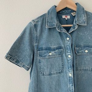 Levi’s denim mini dress